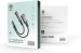 Green Lion  2 in 1 Earphone &amp; Charging  Adapter Lightning to Lightning +  3.5 12CM - Black