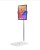 Porodo 360° Multifunctional Phone &amp; Tablet Holder with Extebdable Pole - White