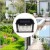 Black Outdoor Solar Motion Sensing Exterior Wall Lamp 3w