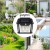 Black Outdoor Solar Motion Sensing Exterior Wall Lamp 2w