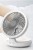 USB Desk Fan, Portable Rechargeable Quiet Table Fan Oscillating Desktop Fan with Night Light